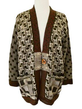 VIDA boho cardigan sweater sz M oversized